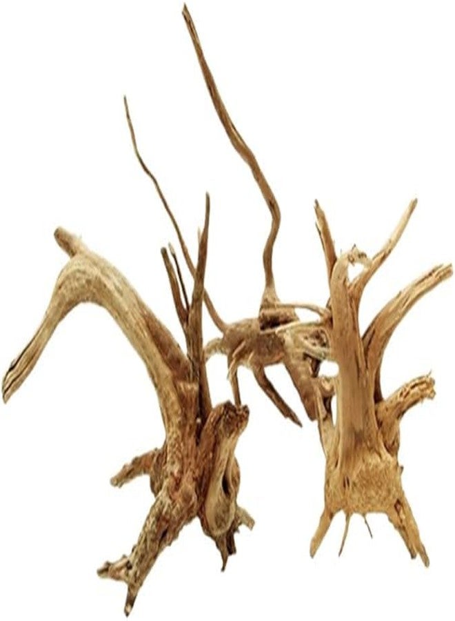 Tustao Aquarium Driftwood Branches Natural Wood Reptiles Trunk Wood Fish Tank Decoration Plant Stump Ornament Landscaping, Fish Tank Decoration, 8-10cm - Image 1